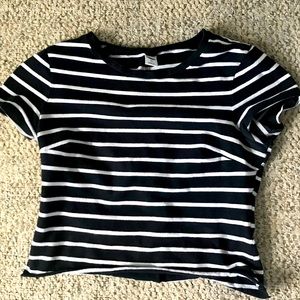 Black and white shirt